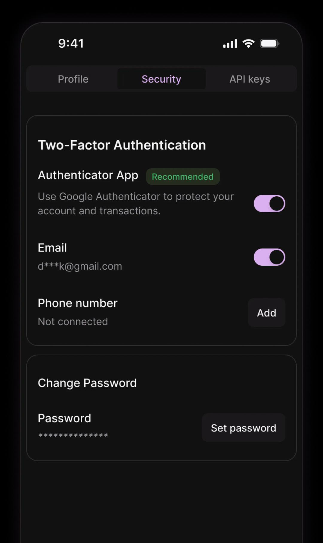 Secure your investements